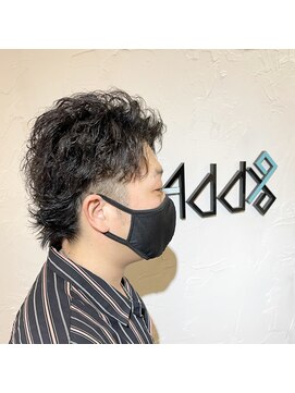 アドナインス(Add9) ウルフパーマ メンズウルフ 波巻き ツイストパーマ