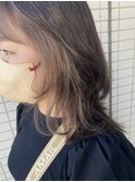 【川瀬莉穂】イヤリングカラー×ベージュカラー