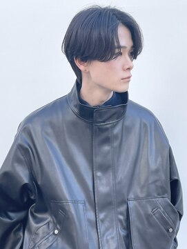 フィフス 原宿(fifth) センターパートニュアンスパーマスパイラルパーマメンズ韓国