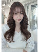 レミエ ダイカンヤマ(lemiie)&nbsp;韓国ヘア★レイヤーカット★ロングレイヤー