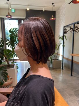 ヘア サロン ルート 幕張(Hair Salon ROUTE) 《大人可愛い》20代30代40代ひし形丸みショート [ROUTE 幕張店]