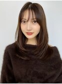 韓国風前髪×レイヤーカット【新宿/前髪/レイヤーカット】