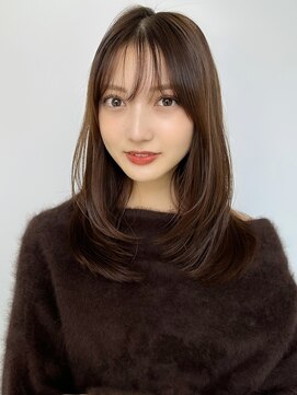 シーシンジュク 新宿南口(Sea shinjuku) 韓国風前髪×レイヤーカット【新宿/前髪/レイヤーカット】