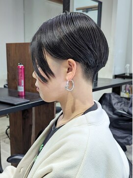 ゴーズゴードットビー 吉祥寺(go s go .b) 【gosgo近藤】刈り上げショート/アッシュブラック/メンズライク