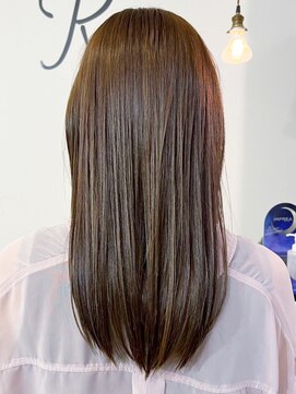 レポヘアー(Repos hair) 20代30代40代大人可愛い髪質改善カラーオリーブアッシュ透明感