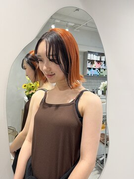 シーンヨコハマ 横浜店(SCENE yokohama) セクションカラー(オレンジ)