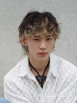 フォーエックス(hair salon XXXX) サーフカール大人プードルパーマメンズミディアムパーマ