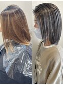 グレージュハイライト☆担当千葉