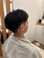 ヘアールームロッソ 白山店(HAIR ROOM ROSSO)&nbsp;刈り上げアップバングショート