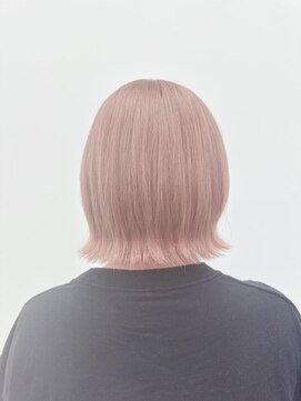 ロサ ファイブヘアー(Rosa..5Hair) オシャンなハイトーンボブ！ピンクミルクティー♪