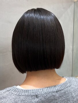 髪質改善/大人ガーリー/似合わせカット/ショートボブ前髪