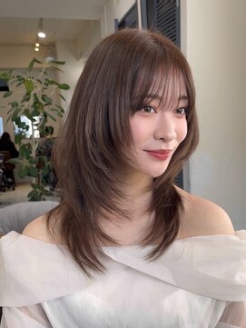 コート 表参道(Cote) 美髪レイヤーカット/顔まわりレイヤー/くびれミディアムレイヤー