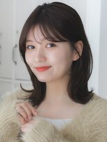 ガーデンヨコハマエスト(GARDEN YOKOHAMA est) 似合わせカット ダークアッシュ ミディアムレイヤーカット