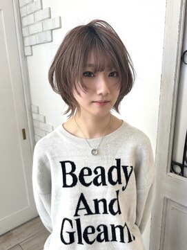 タブー 岐阜店(TABOO) 【レイヤーボブ×ミルクティーベージュ】