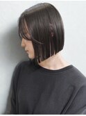 【渋谷】朝5分で決まる艶ストレートボブ