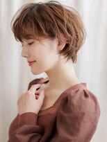 カバーヘア ブリス 志木南口駅前店(COVER HAIR bliss)&nbsp;ブリーチなし耳かけクールショートマッシュパーマX志木20代30代
