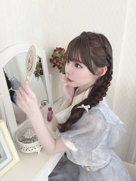 リルミー ミュエナ 大須 矢場町(Lilme myuena) ダークパープル/ナチュラルショート/ミルクブラウン/夏/名古屋