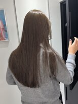 ペレ 原宿(PELE)&nbsp;ダークパープルナチュラルショート夏のヘアアレンジ原宿