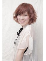 ネオリーブソラ 相模大野店(Neolive sola) 前髪長めボブ ピンク×アッシュ【sola:neolive相模大野店114】