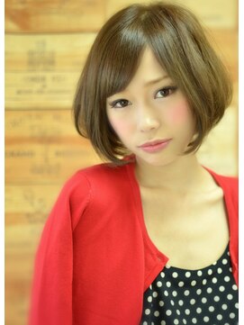 テイル ヘアーサロン(TALES Hair Salon) 【TALES】外国人ローライト×ショートボブ