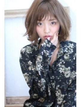アース 高崎店(HAIR & MAKE EARTH) クール大人可愛い☆さらふわセミディ