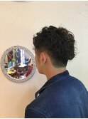 ツーブロックアシメンメトリー