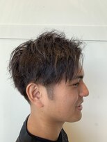 ビーワールド(B WORLD)&nbsp;メンズショート×ラベンダーアッシュ【 藤枝/髪質改善/カラー】