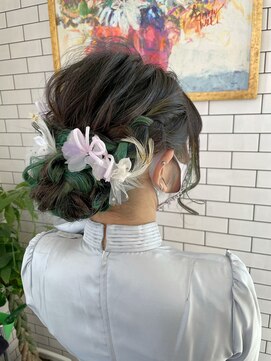 リール(THE RIRE.) ＊THE  RIRE. インナーカラー×ヘアアレンジ＊