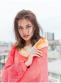 抜け感パーマ