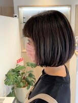 アズールサン 草加西口店(azule-sun)&nbsp;大人かわいい　ぷつっとボブ　カーキグレージュ　[草加駅]