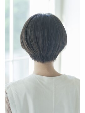 ガーデン タチカワ(garden tachikawa) 20代30代大人かわいい耳掛けショート×暗髪