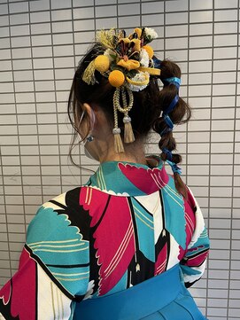 ヘアアンドスペース ベロン(hair&space velon) 袴着付け