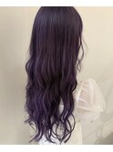 パープルロングヘアー