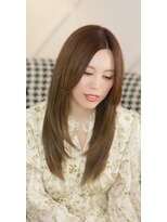 ニースヘアギャラリー 上野御徒町店(Neece hair gallery by across) スタイリング簡単◎大人可愛い♪抜け感ミルクティーベージュ