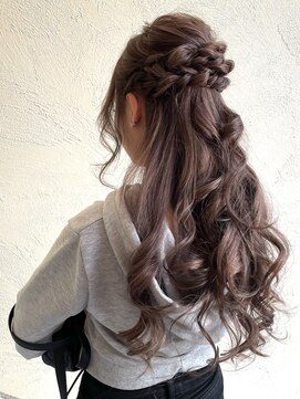 キャパジャストヘアー(CAPA just hair) ハーフアップアレンジ
