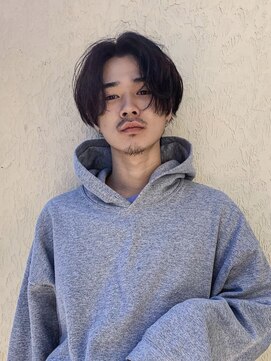 オーシャントーキョー ホワイト 原宿(OCEAN TOKYO WHITE) ニュアンスセンターパートボブ/センターパート/ニュアンスパーマ