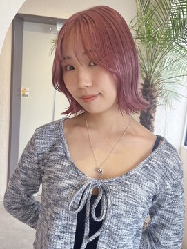 ココテラス(coco terrace) ピンクカラー/ブリーチ/髪質改善/韓国風/前髪カット