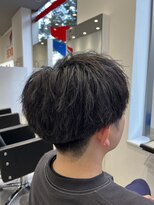 オーシャントーキョー 仙台(OCEAN TOKYO)&nbsp;ほつれマッシュ緩めツイストスパイラルパーママッシュ刈り上げ