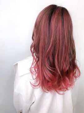 マリン(Marine) 20代30代バレイヤージュピンク