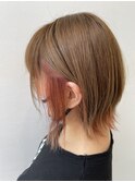 インナー×ピンクベージュ