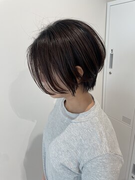 アメリ(ameri) 【ameri 仲丸】大人ショート～ダークグレイ&アッシュボブ