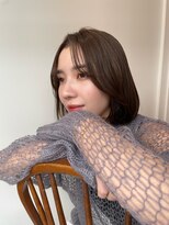 ウユ(uyu)&nbsp;ミニボブ/透明感チョコレートベージュ