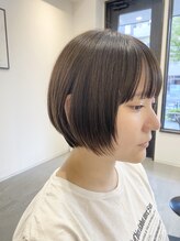 コニー アンド リリー(conne&riri) 【お客様スタイル】顔まわりにレイヤーを入れたボブスタイル