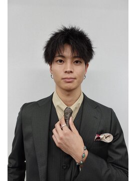 ザスーツブラザーズ(THE SUITS BROTHERS) MEN'SHAIRウルフカルマパーマメンズショートイージーパーマ