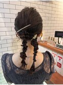 結婚式ヘアセット