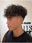 外国人風スペインカール