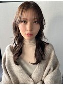 韓国ヘア/レイヤーカット/2wayバング/前髪カット/くびれヘア