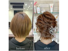ランティスヘアー(Lantis hair)の雰囲気（ショートでも可愛いパーティー ヘアアレンジ）