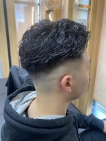 メロウメンズライン 神戸三宮(mellow men's line) スキンフェード / 極道パーマ