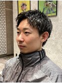 スパイキーショート×ソフトツイストパーマ(4月)